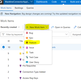 How to Add Features in VSTS (Visual Studio Team Services)