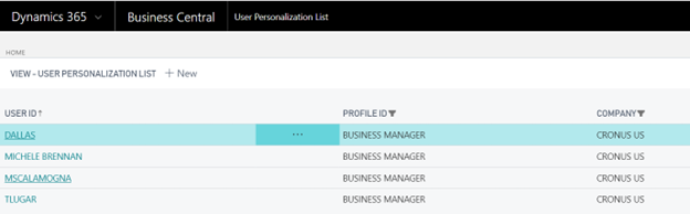 Dynamics 365 Business Central, Essentials: Changing Role Centers