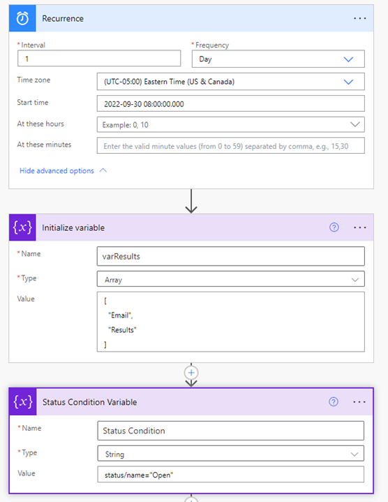 ConnectWise Power Automate Overdue Opportunities 6