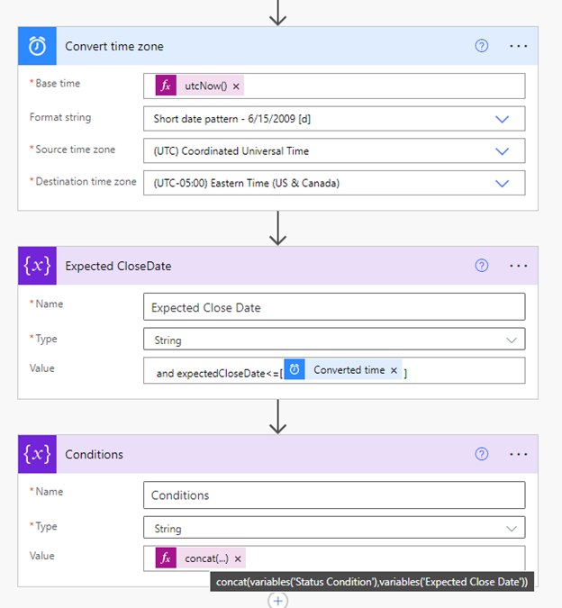 ConnectWise Power Automate Overdue Opportunities 7