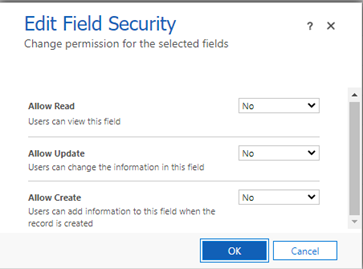 Form and Field Security Dynamics 365 10