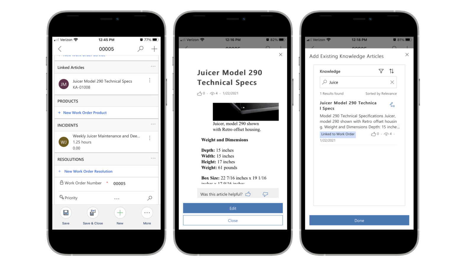 Dynamics 365 Field Service Articles