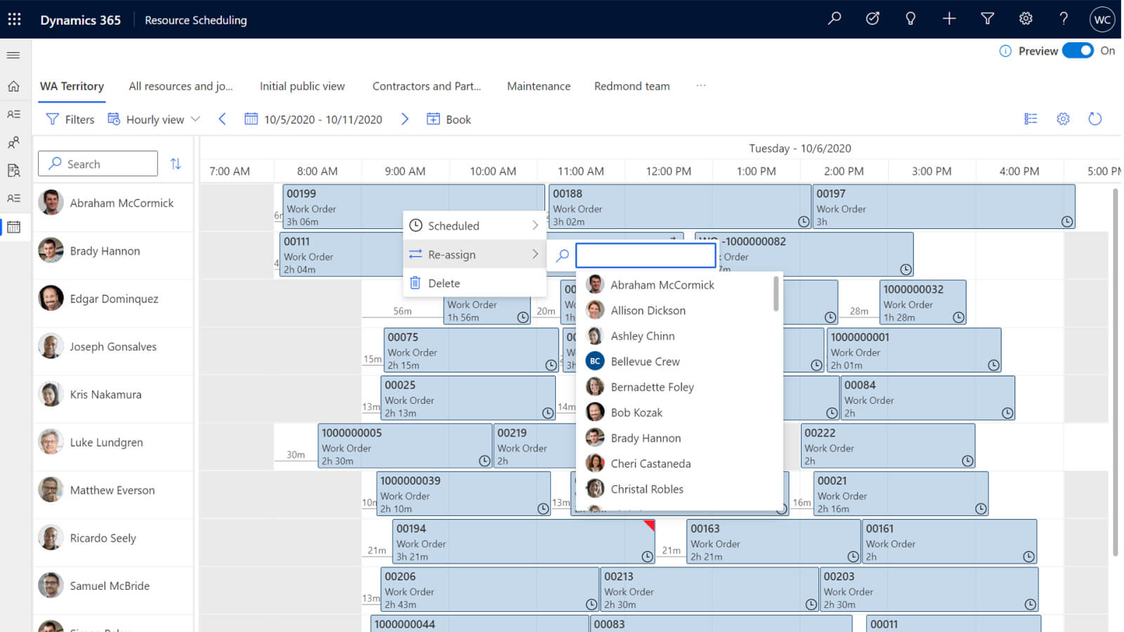 Field Service Scheduling