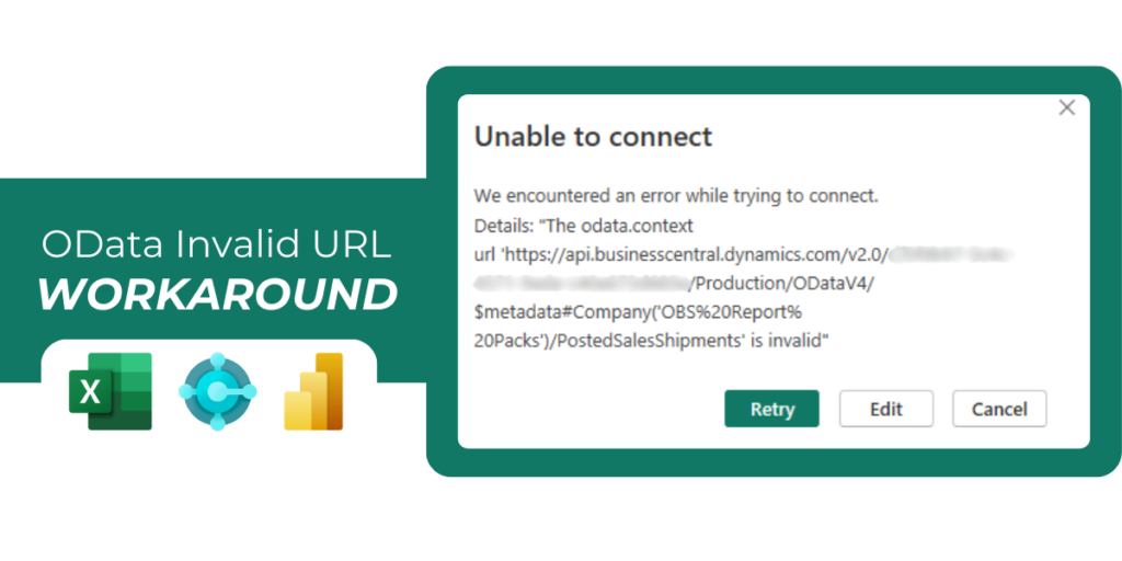 OData Invalid URL Business Central